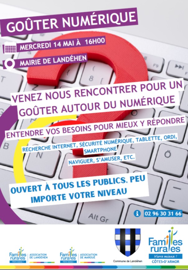 Goûter numérique le mercredi 14 mai 2025